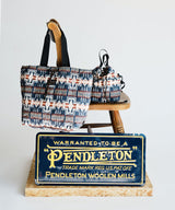 Pendleton_Padded drawstring tote bag S008