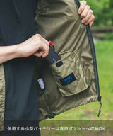 キウ ×「空調服(R)」キウ エアコンディションドベスト K307