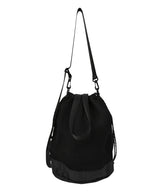 Double mesh drawstring shoulder K451