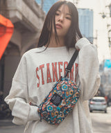 300D Front pocket mini shoulder bag K156