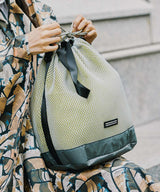 Double mesh drawstring shoulder K451