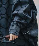 キウビジブルバイシクルレインポンチョ K407