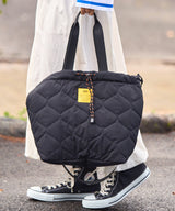 Padded drawstring tote bag S001