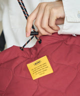 Padded drawstring tote bag S001