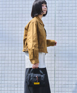 Square padded mini boston bag S002