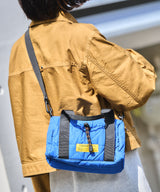 Square padded mini boston bag S002