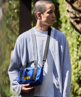 Square padded mini boston bag S002