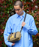 Square padded mini boston bag S002