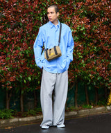 Square padded mini boston bag S002