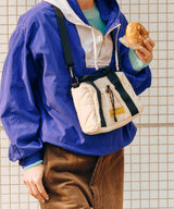 Square padded mini boston bag S002