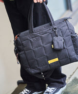 Square padded multi-purpose tote bag S003