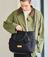 Square padded multi-purpose tote bag S003