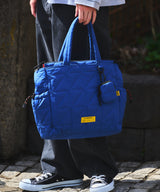 Square padded multi-purpose tote bag S003