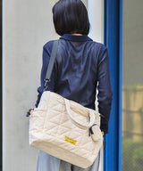 Square padded multi-purpose tote bag S003
