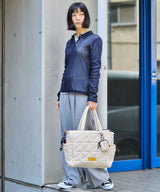 Square padded multi-purpose tote bag S003