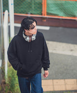 Heavyweight cotton oversized hoodie KEC013