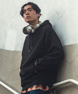 Heavyweight cotton oversized hoodie KEC013