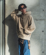 Heavyweight cotton oversized hoodie KEC013