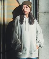 Heavyweight cotton oversized hoodie KEC013