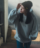 Heavyweight cotton oversized hoodie KEC013
