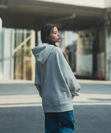 Heavyweight cotton oversized hoodie KEC013