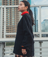 Heavyweight cotton oversized sweatshirt KEC014