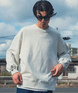 Heavyweight cotton oversized sweatshirt KEC014