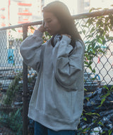 Heavyweight cotton oversized sweatshirt KEC014
