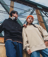 Heavyweight cotton oversized sweatshirt KEC014