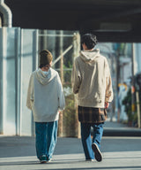 Heavyweight cotton oversized hoodie KEC013