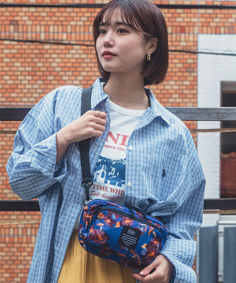 300D Front pocket mini shoulder bag K156 – KiU公式オンラインショップ