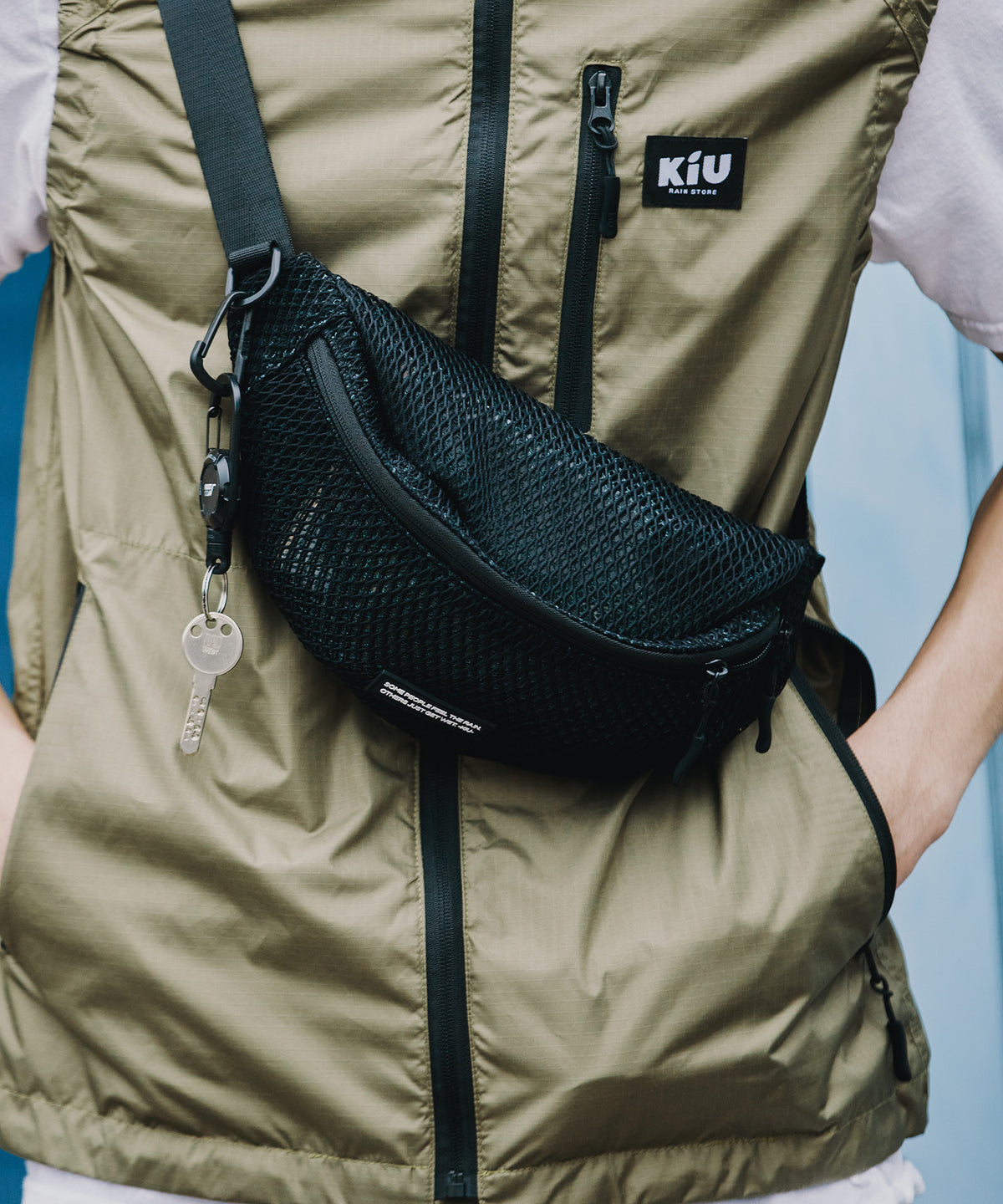 RAIN OR SHINE レイン　ボディバッグ BODY BAG BLACK 23-24 ボディバッグ レインオアシャイン RAIN OR SHINE BODY BAG