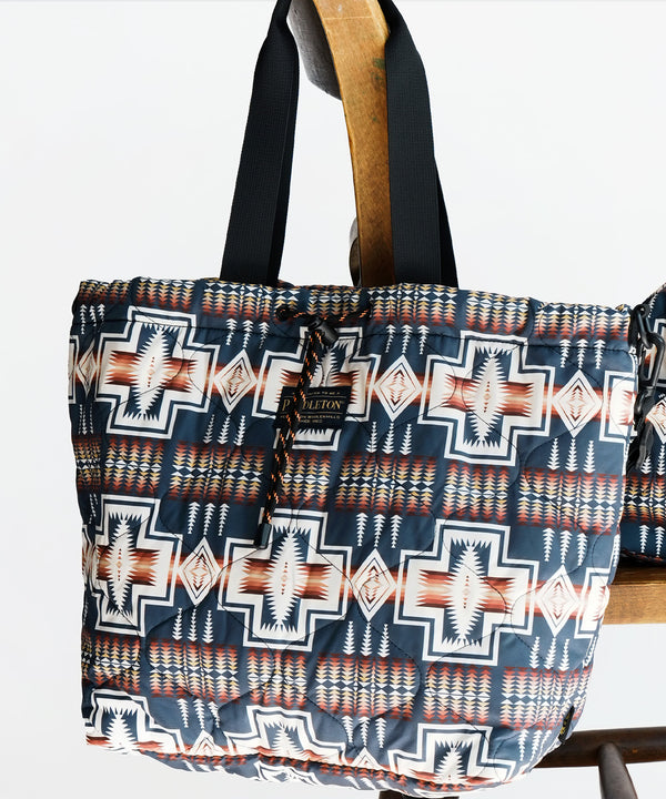 Pendleton_Padded drawstring tote bag S008