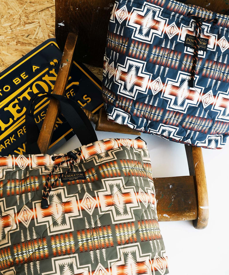 【PENDLETON® × KiU LIMITED ITEM】パデッドドロストトートバッグ K482