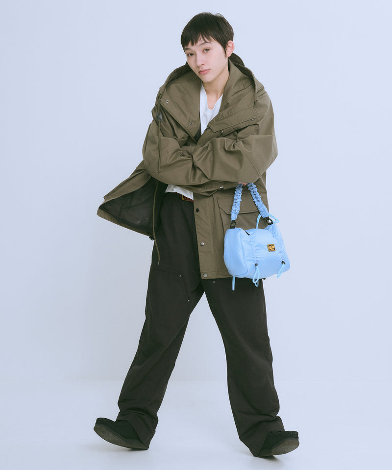 Puffy gather handle bag K002