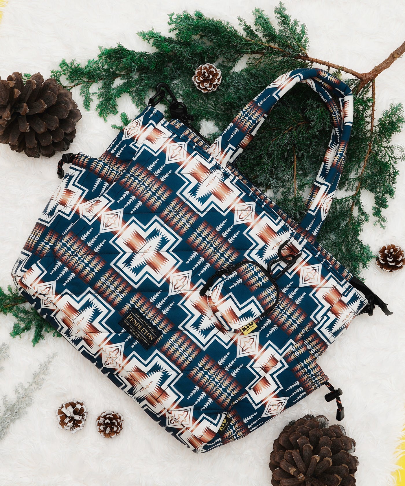 K4.KK様 PENDLETON® × KiU LIMITED ITEM】スクエアパデッドミニボストンバッグ