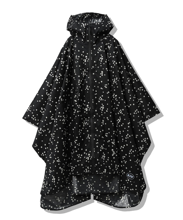 KiU RAIN PONCHO スターダスト K319-059 KiU レインコート ポンチョ 通販 レインポンチョ キウ K319 カッパ かっぱ 合羽 レディース メンズ おしゃれ 可愛い 撥水 自転車 通勤  通学 アウトドア キャンプ フェス レインウエア レインウェア 雨具 アウトドアウエア アウトドアウェア | BACKYARD FAMILY