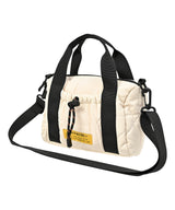 Square padded mini boston bag S002