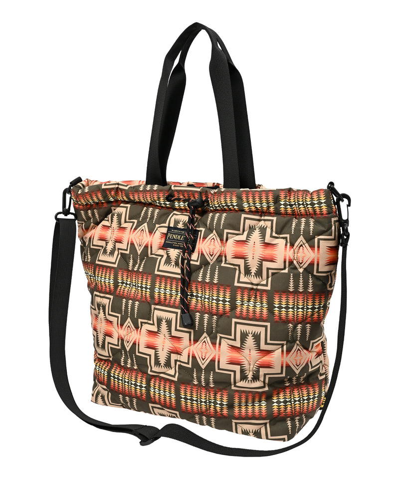 Pendleton_Padded drawstring tote bag S008