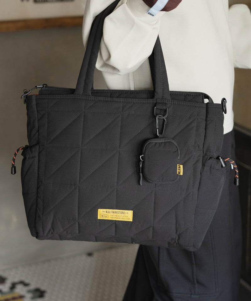 Square padded multi-purpose tote bag S003 – KiU公式オンラインショップ