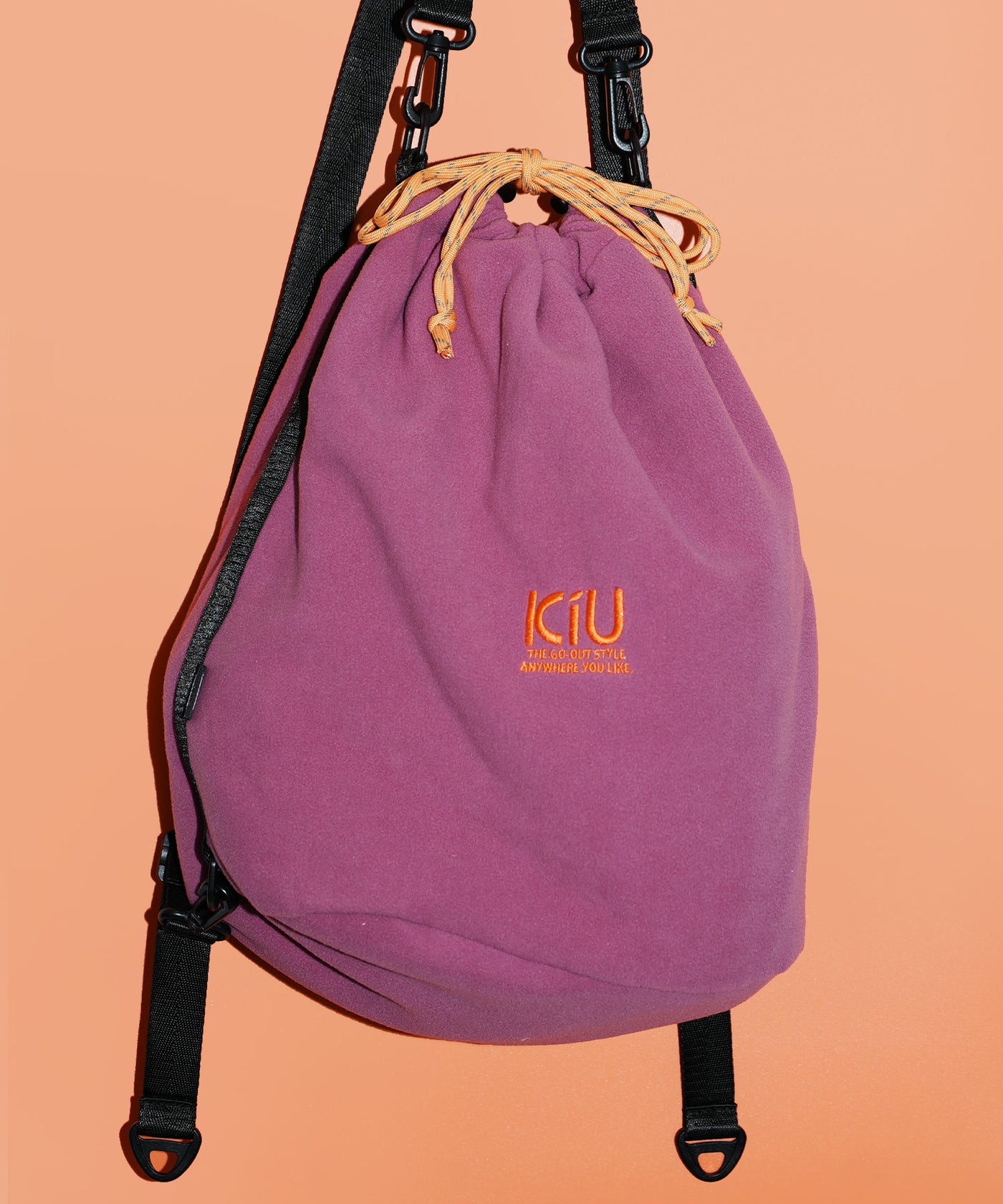 Fleece drawstring bag M002 – KiU公式オンラインショップ