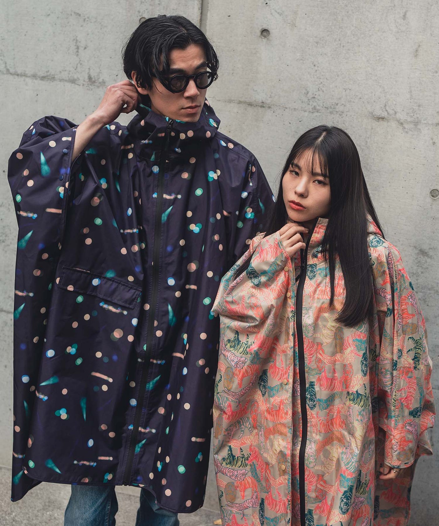 kiu ヒョウ柄 レインポンチョ キウ KiU レイン ポンチョ RAIN PONCHO マイティー （210