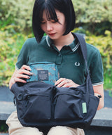 KiU Double pocket shoulder bag K436