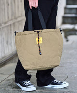 Padded drawstring tote bag S001