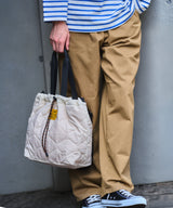 Padded drawstring tote bag S001