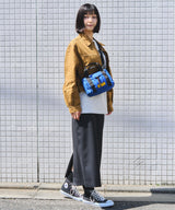 Square padded mini boston bag S002