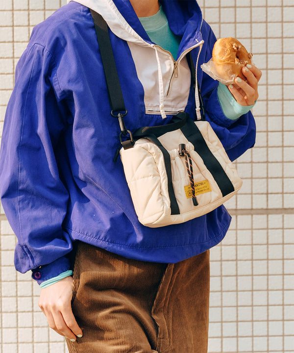 【予約販売】スクエアパデッドミニボストンバッグ K476