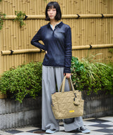 Square padded multi-purpose tote bag S003