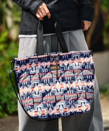 Pendleton_Padded drawstring tote bag S008