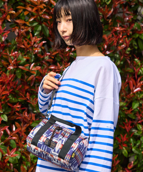 【予約販売】【PENDLETON® × KiU LMITIED ITEM】スクエアパデッドミニボストンバッグ K483